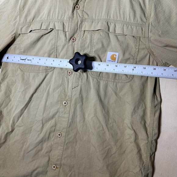 CARHARTT FORCE® RIDGEFIELD SOLID SHORT SLEEVE SHIRT Medium - Picture 4 of 8